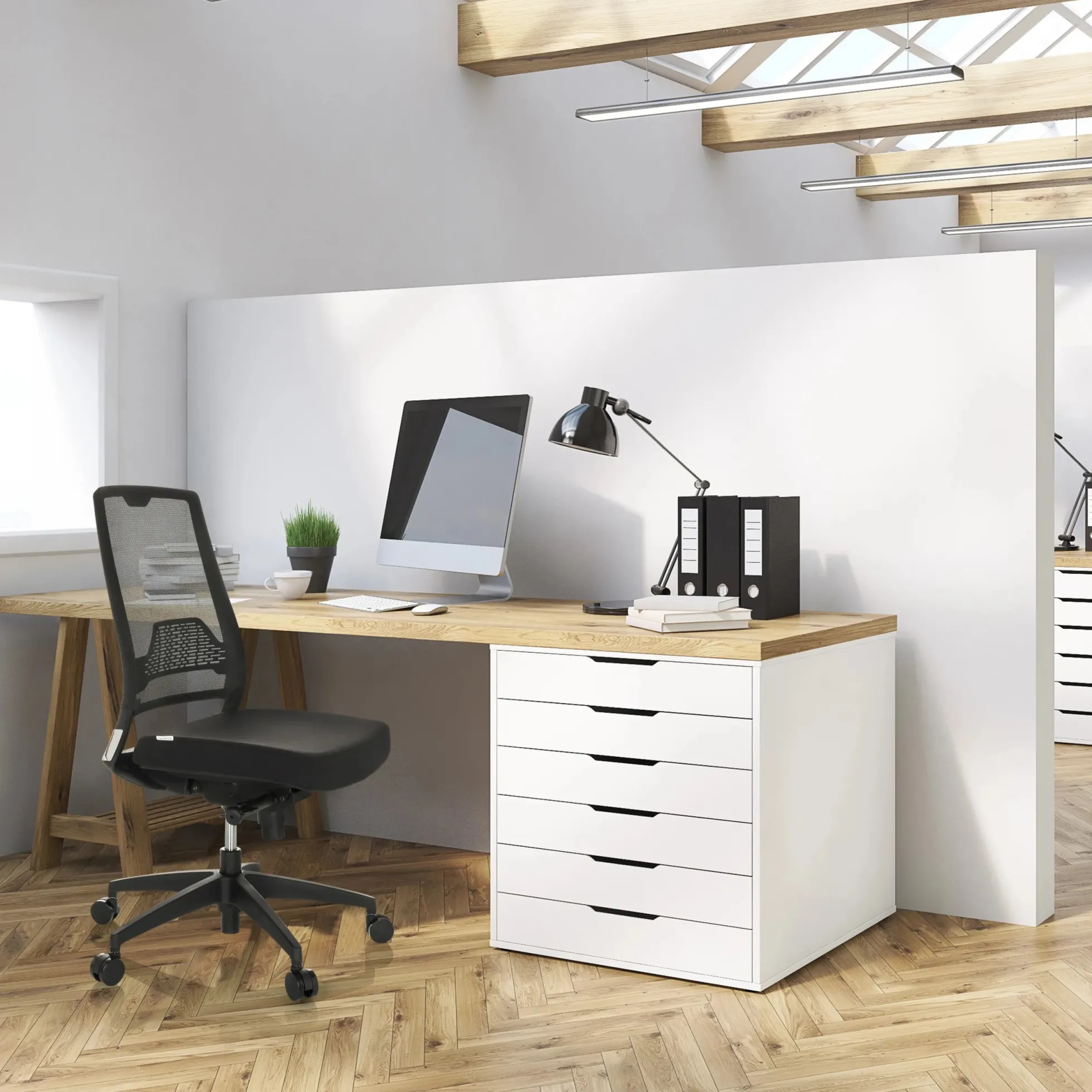 PORTO ECO I - Profi Bürostuhl Schwarz