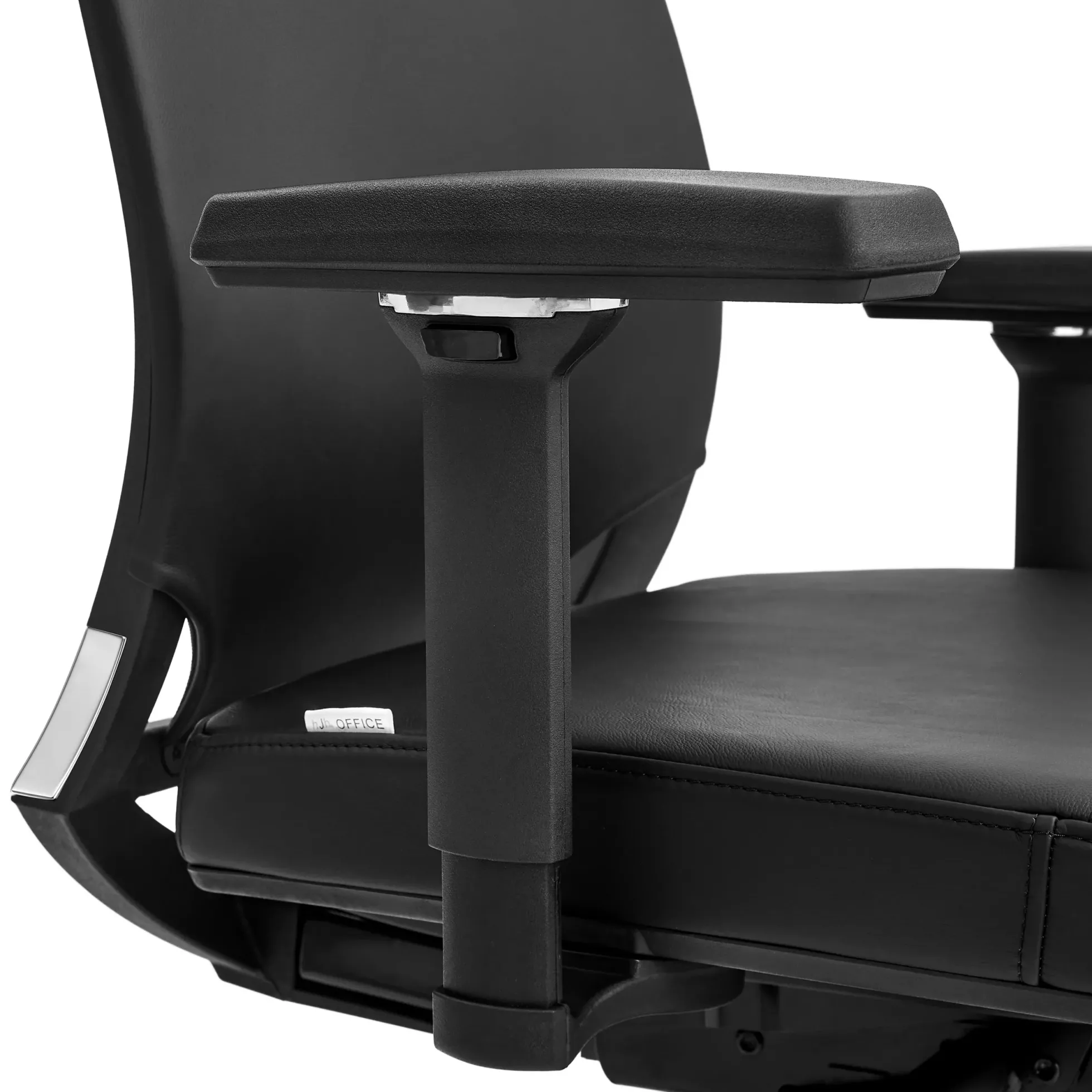 PORTO MAX HIGH | Leder - Profi Bürostuhl Schwarz
