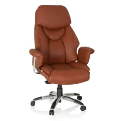PRADO | Kunstleder - Luxus Chefsessel Braun