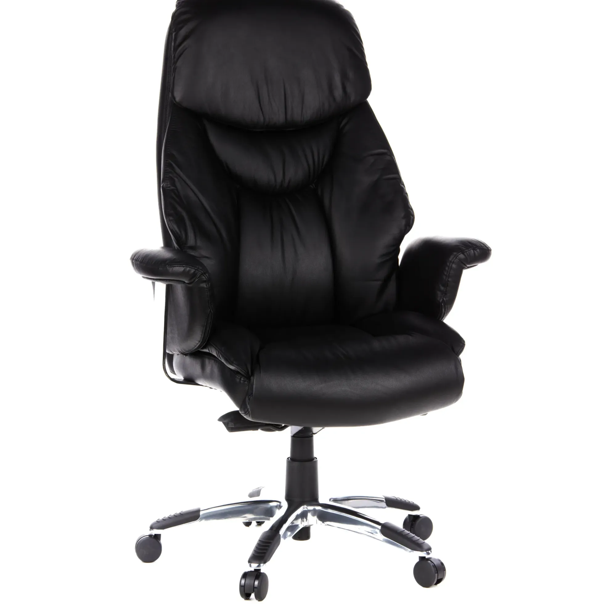 PRADO | Leder - Luxus Chefsessel Schwarz
