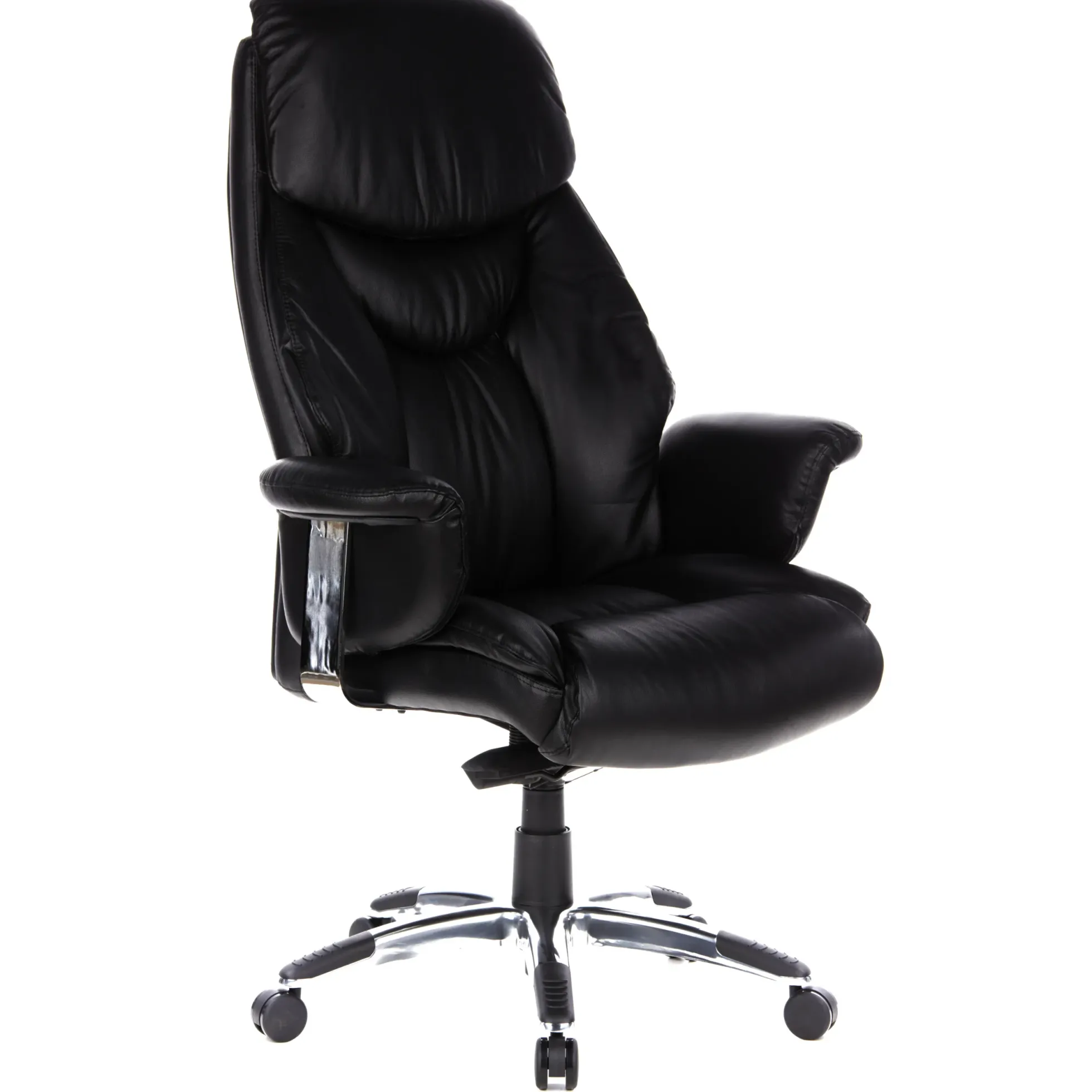 PRADO | Leder - Luxus Chefsessel Schwarz