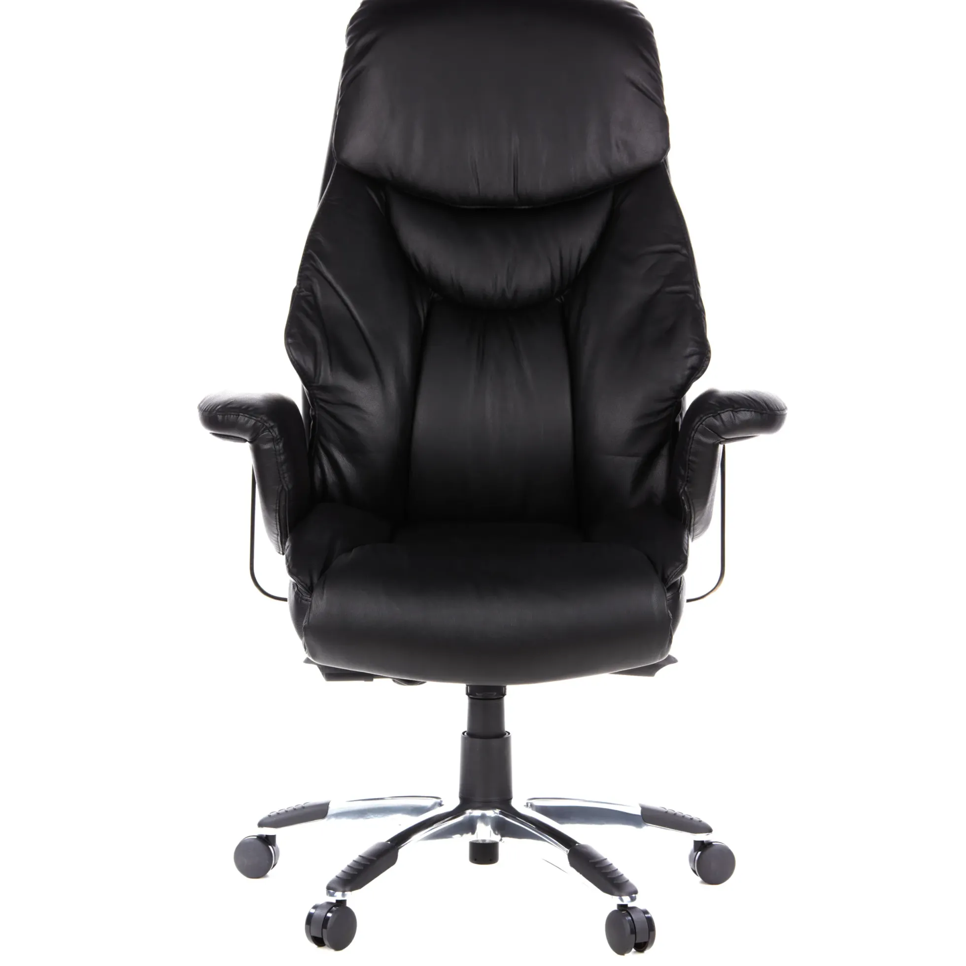 PRADO | Leder - Luxus Chefsessel Schwarz