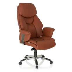 PRADO | Leder - Luxus Chefsessel Braun