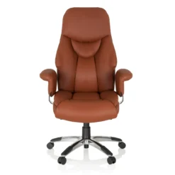PRADO | Leder - Luxus Chefsessel Braun
