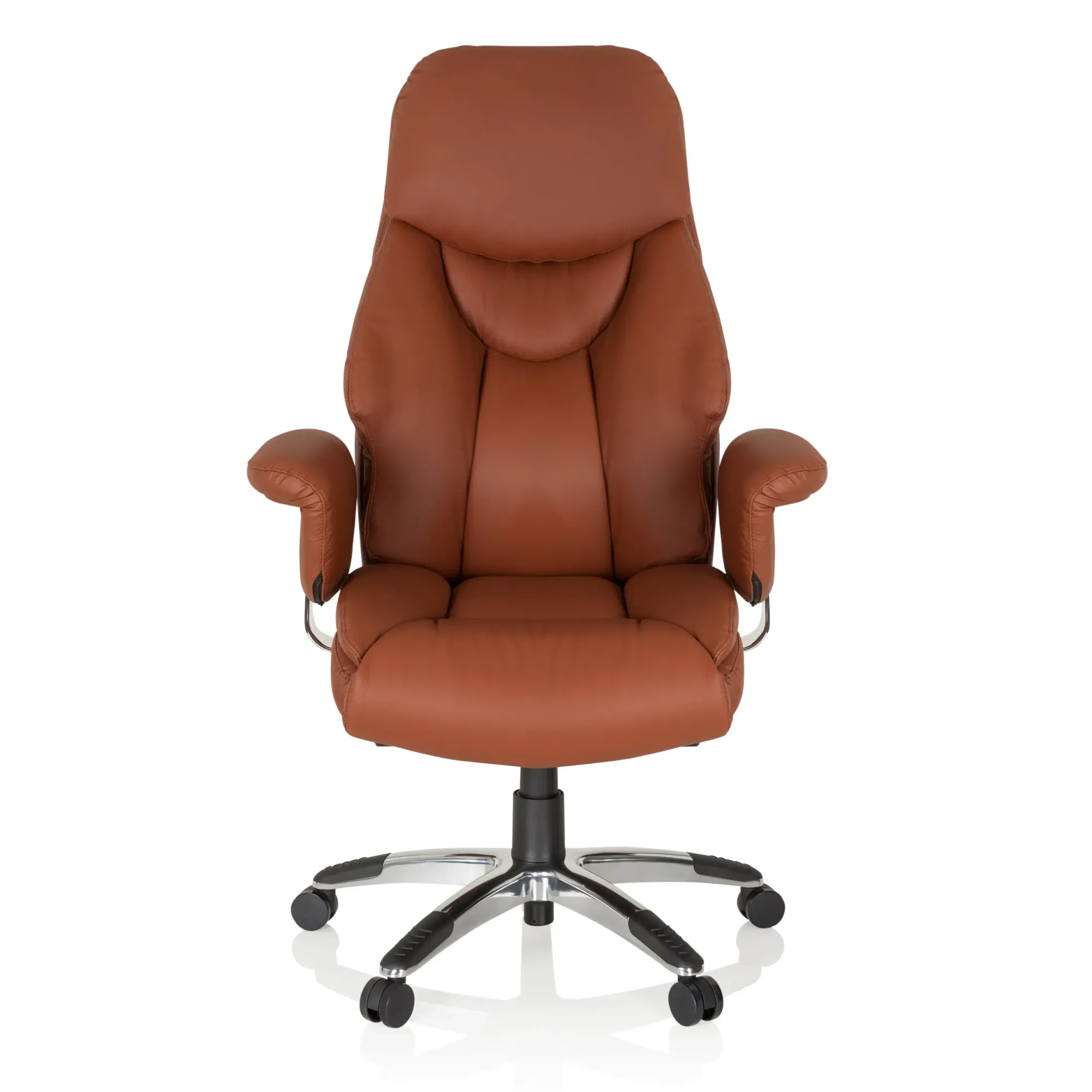 PRADO | Leder - Luxus Chefsessel Braun