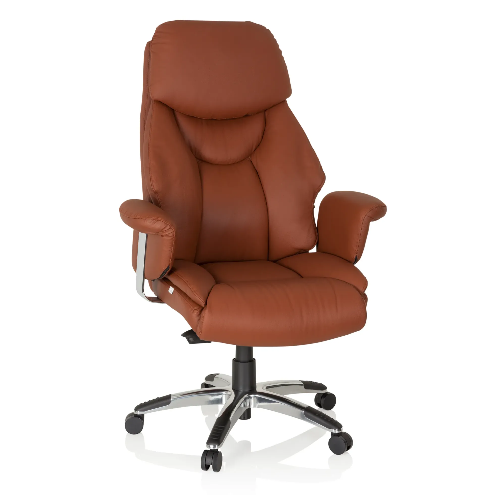 PRADO | Leder - Luxus Chefsessel Braun