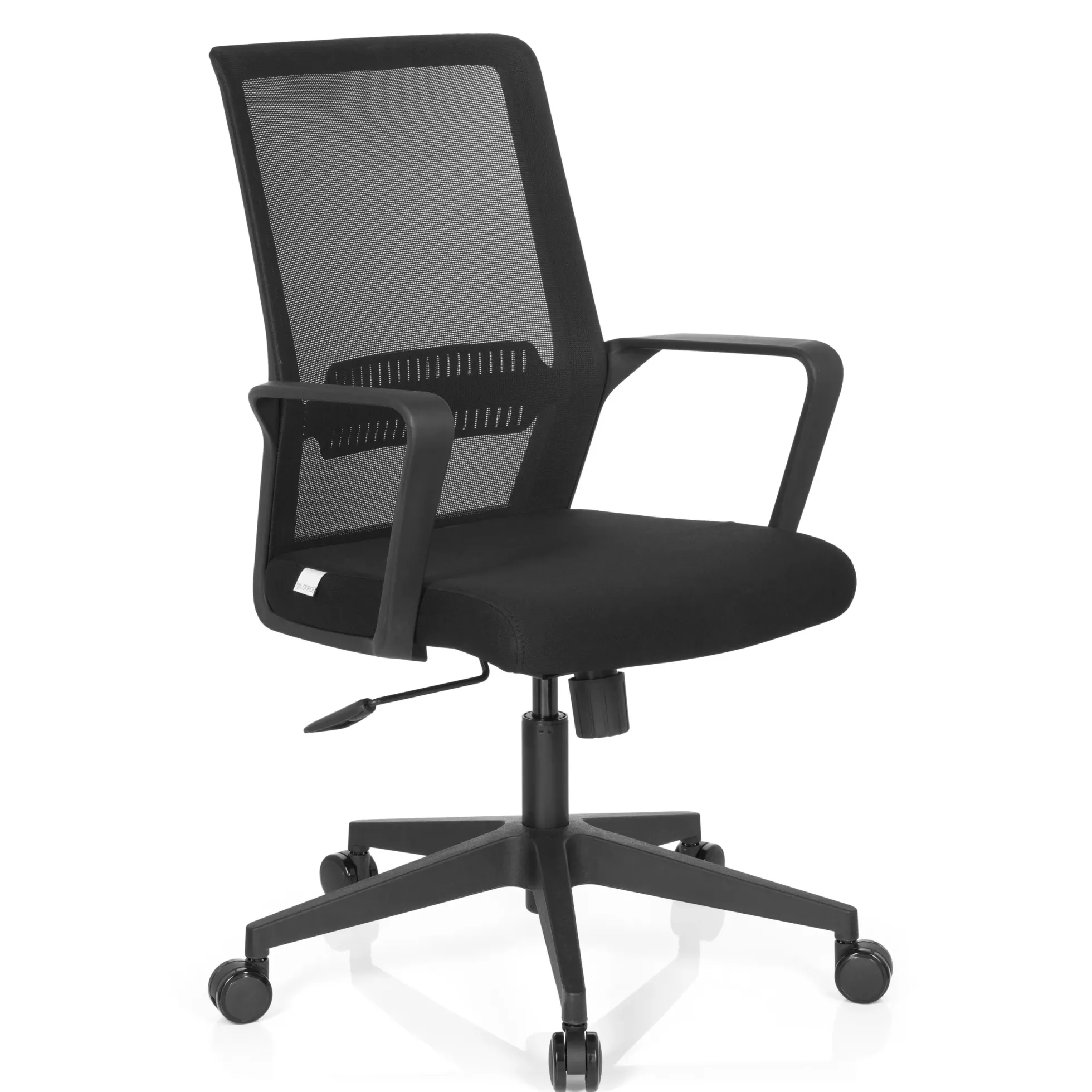 PRESTON - Home Office Bürostuhl Schwarz