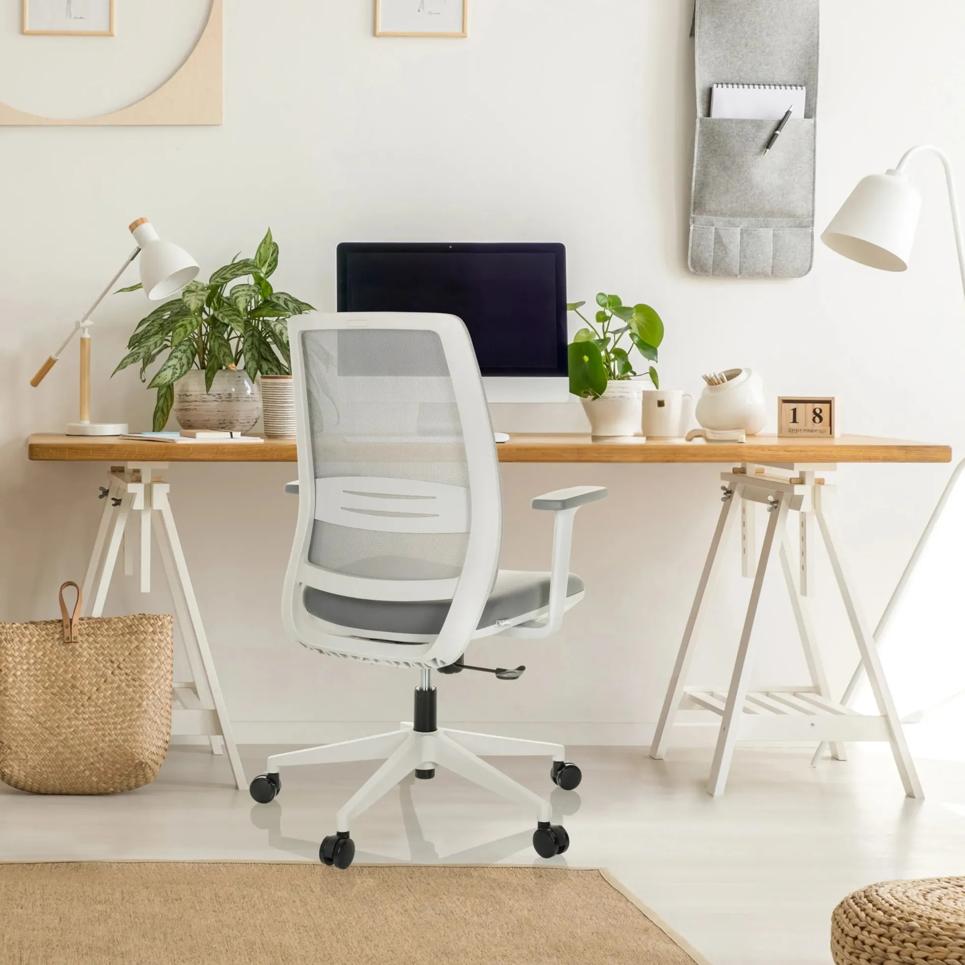 PROFONDO ECO W - Home Office Bürostuhl Grau