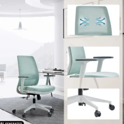 PROFONDO ECO W - Home Office Bürostuhl Mint