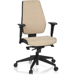 PRO-TEC 500 - Profi Bürostuhl Beige