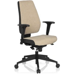 PRO-TEC 500 - Profi Bürostuhl Beige