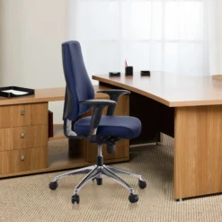PRO-TEC 200 - Profi Bürostuhl Dunkelblau