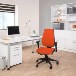 PRO-TEC 500 - Profi Bürostuhl Rot