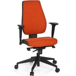 PRO-TEC 500 - Profi Bürostuhl Rot