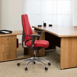 PRO-TEC 200 - Profi Bürostuhl Rot
