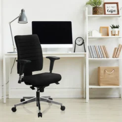 PRO-TEC 350 - Profi Bürostuhl Schwarz