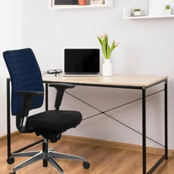 PRO-TEC 350 - Profi Bürostuhl Schwarz/Blau
