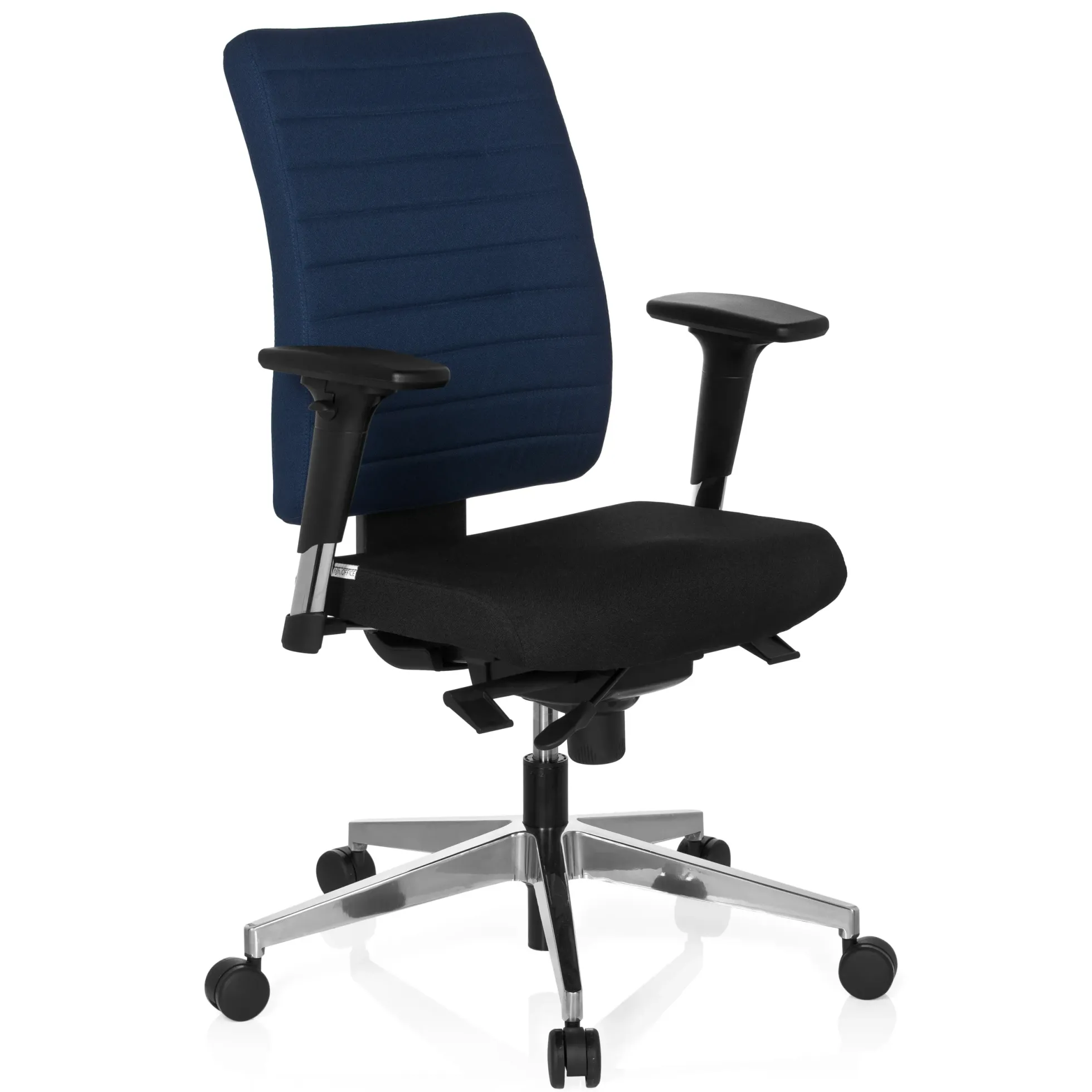 PRO-TEC 350 - Profi Bürostuhl Schwarz/Blau