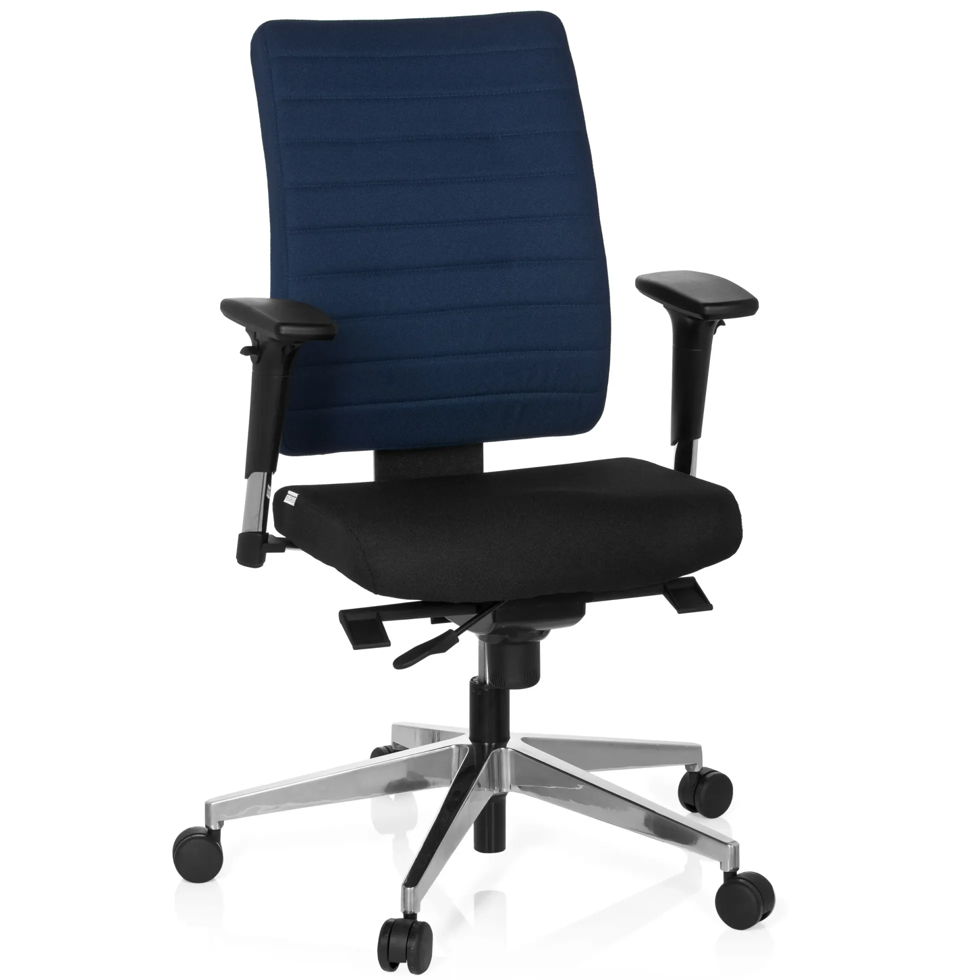 PRO-TEC 350 - Profi Bürostuhl Schwarz/Blau