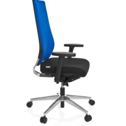 PRO-TEC 700 - Profi Bürostuhl Schwarz/Blau