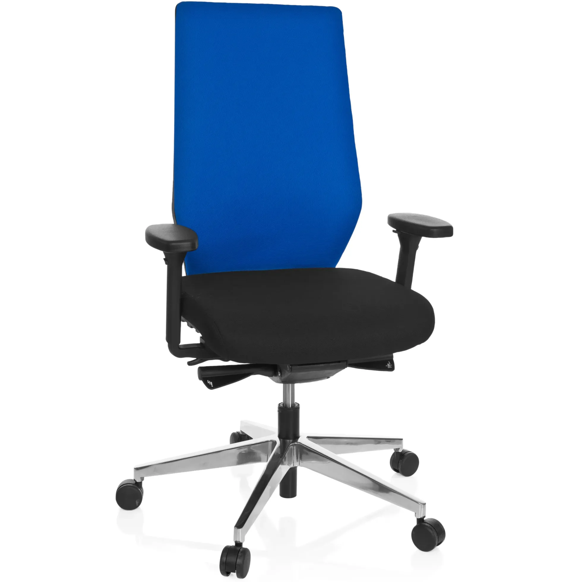 PRO-TEC 700 - Profi Bürostuhl Schwarz/Blau