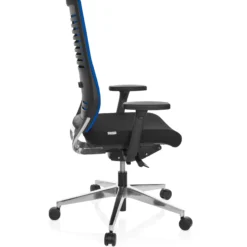 PRO-TEC 700 - Profi Bürostuhl Schwarz/Blau