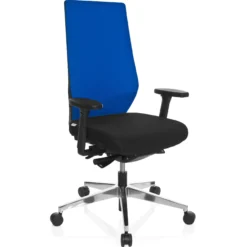 PRO-TEC 700 - Profi Bürostuhl Schwarz/Blau