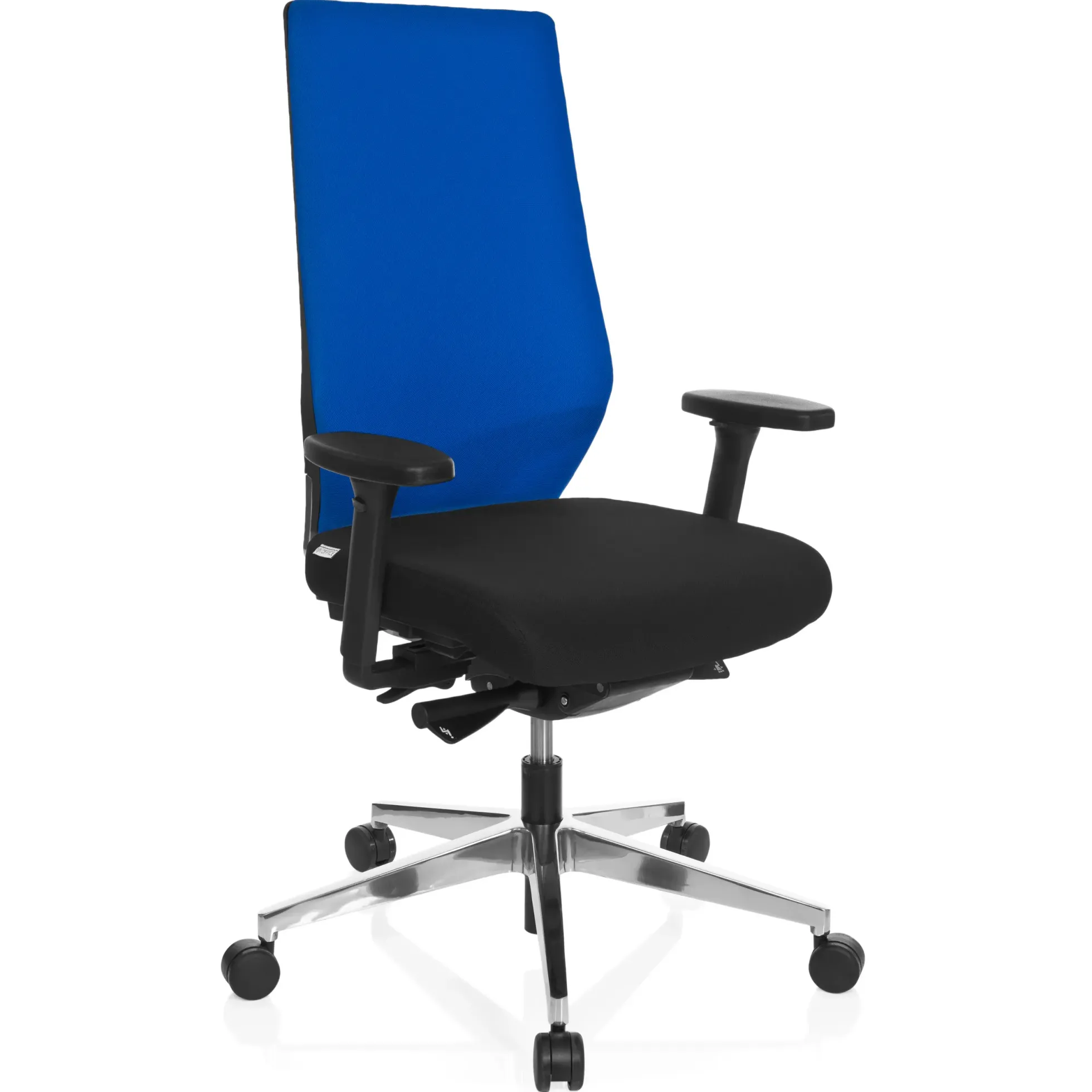 PRO-TEC 700 - Profi Bürostuhl Schwarz/Blau