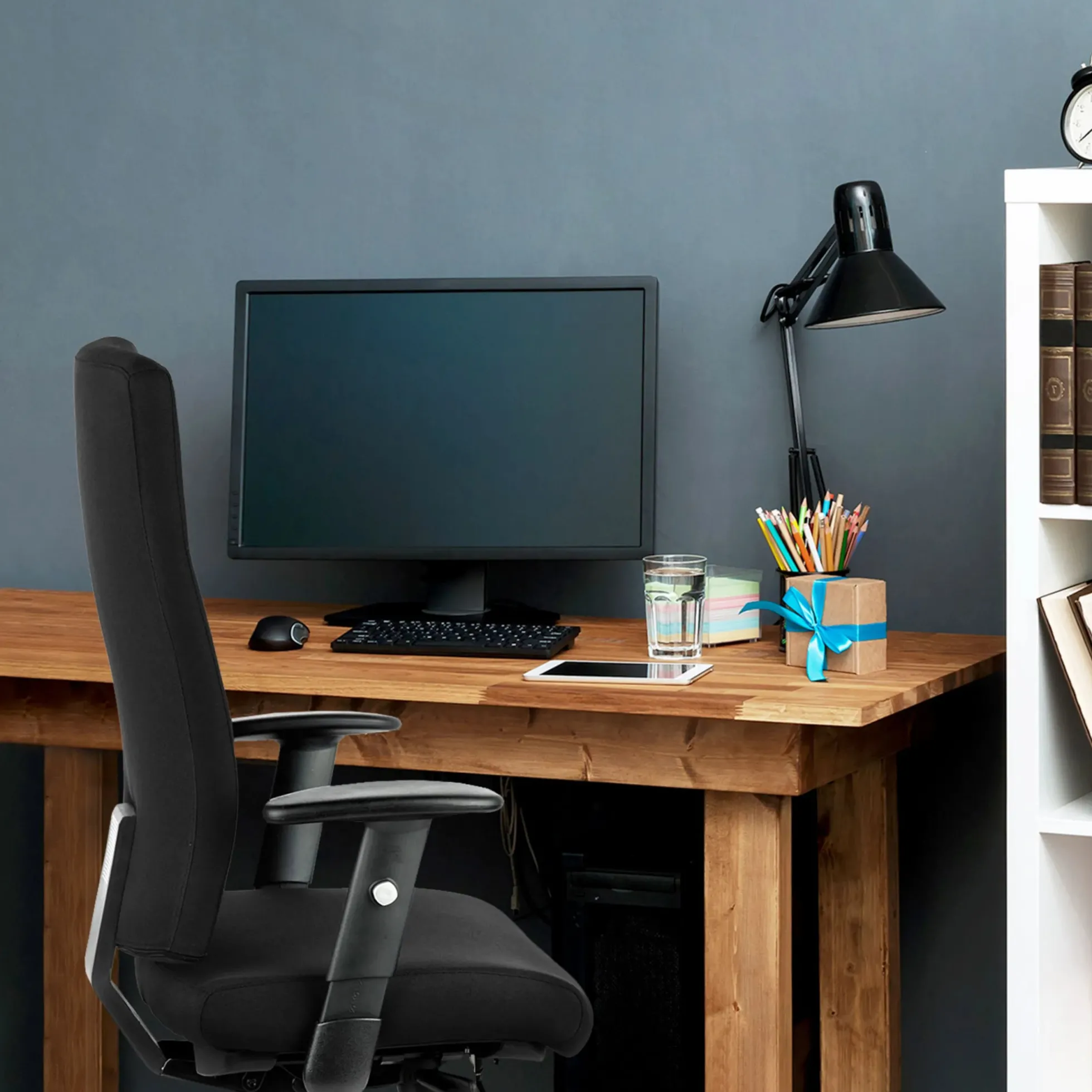 PRO-TEC 300 - Profi Bürostuhl Schwarz
