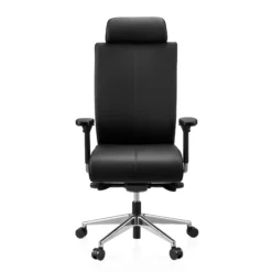 PRO-TEC XXL | Leder - Profi Bürostuhl Schwarz