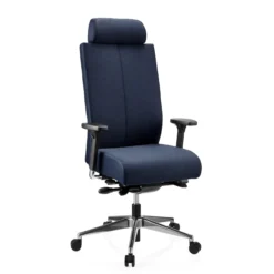 PRO-TEC XXL | Stoff - Profi Bürostuhl Blau