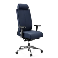 PRO-TEC XXL | Stoff - Profi Bürostuhl Blau