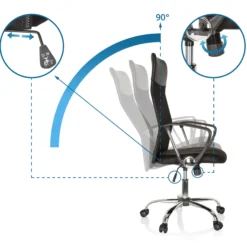PURE NET - Home Office Chefsessel Schwarz