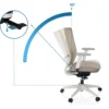PURE WHITE - Profi Bürostuhl Beige