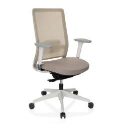 PURE WHITE - Profi Bürostuhl Beige