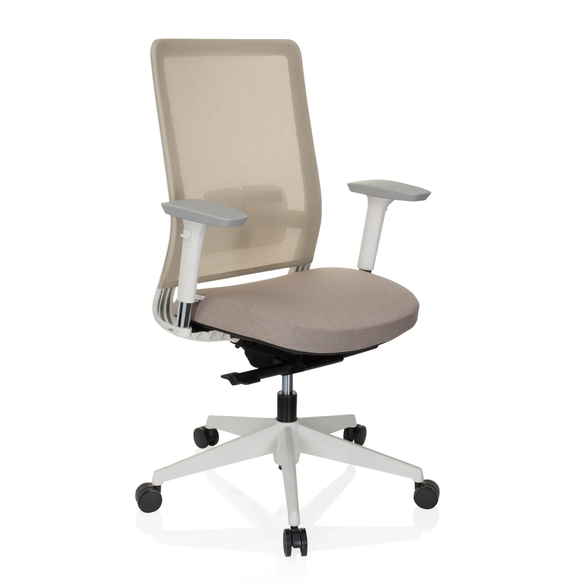 PURE WHITE - Profi Bürostuhl Beige