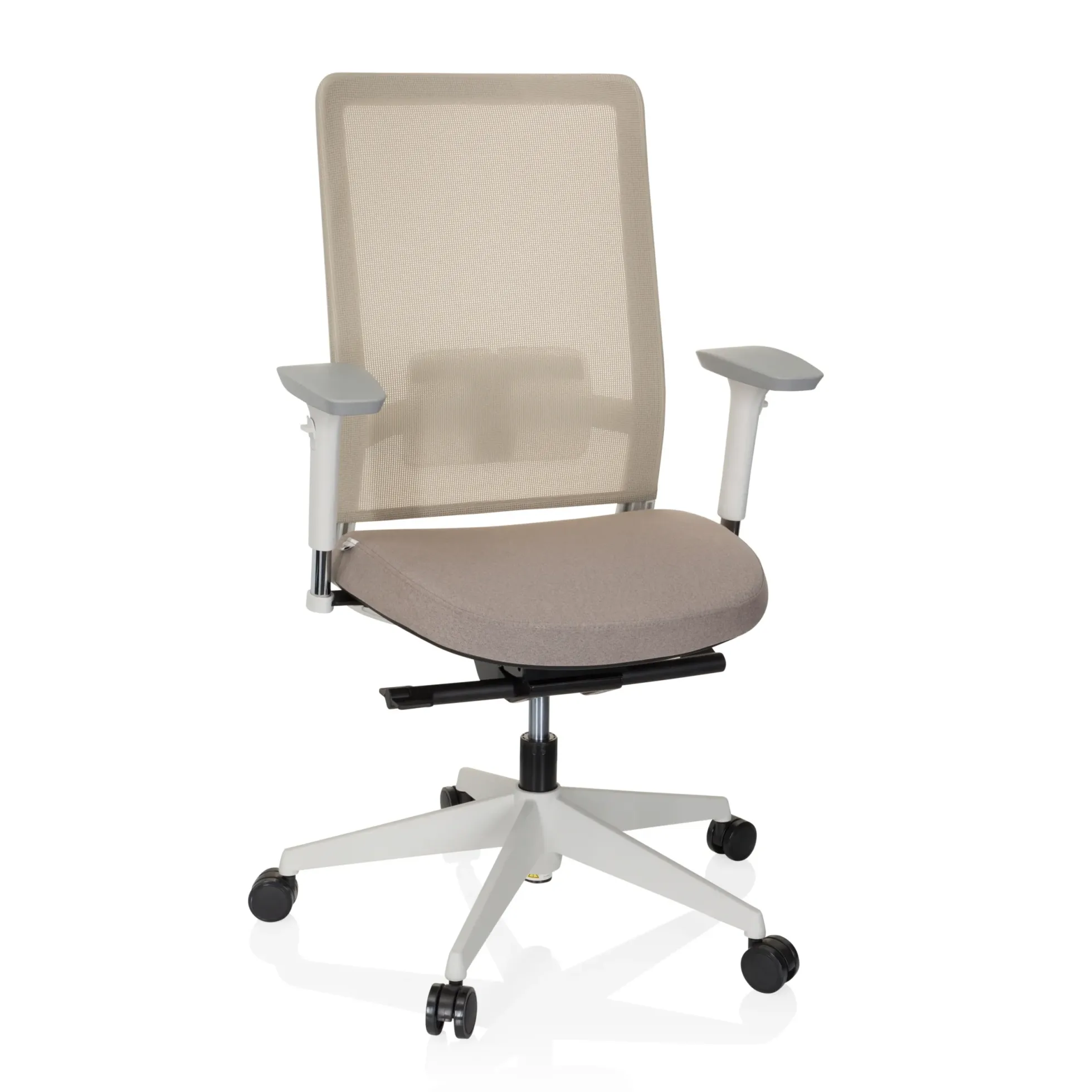 PURE WHITE - Profi Bürostuhl Beige