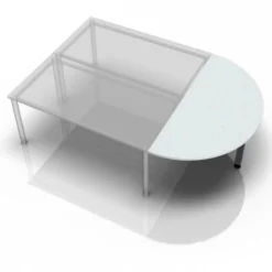 RA60 G / RA80 G / RA160 G Ansatztisch 160x80 Grau