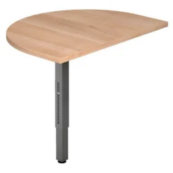 RA60 G / RA80 G / RA160 G Ansatztisch 60x80 Nussbaum