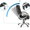RELAX BY155 - Home Office Chefsessel Schwarz
