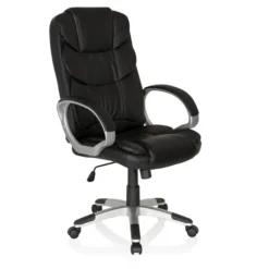 RELAX BY155 - Home Office Chefsessel Schwarz
