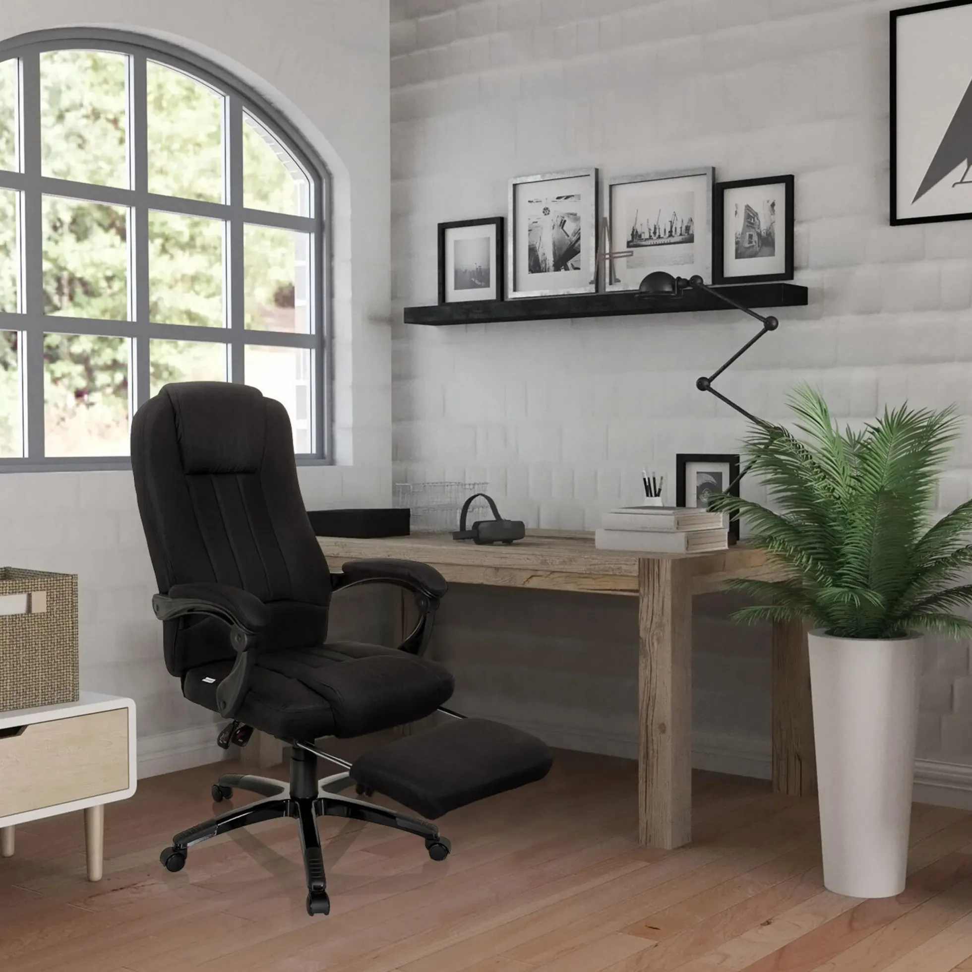 RELAX CL190 - Home Office Chefsessel Schwarz