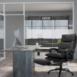 RELAX CL 200 | Kunstleder - Home Office Chefsessel Schwarz