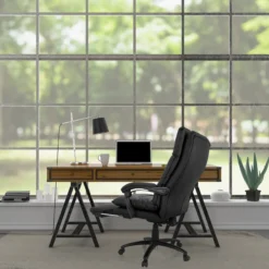 RELAX CL 200 | Kunstleder - Home Office Chefsessel Schwarz