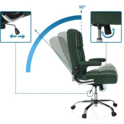 RELAX WD 100 | Cord - Home Office Chefsessel Grün