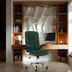 RELAX WD 100 | Cord - Home Office Chefsessel Grün