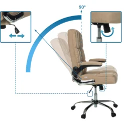 RELAX WD 100 | Cord - Home Office Chefsessel Beige