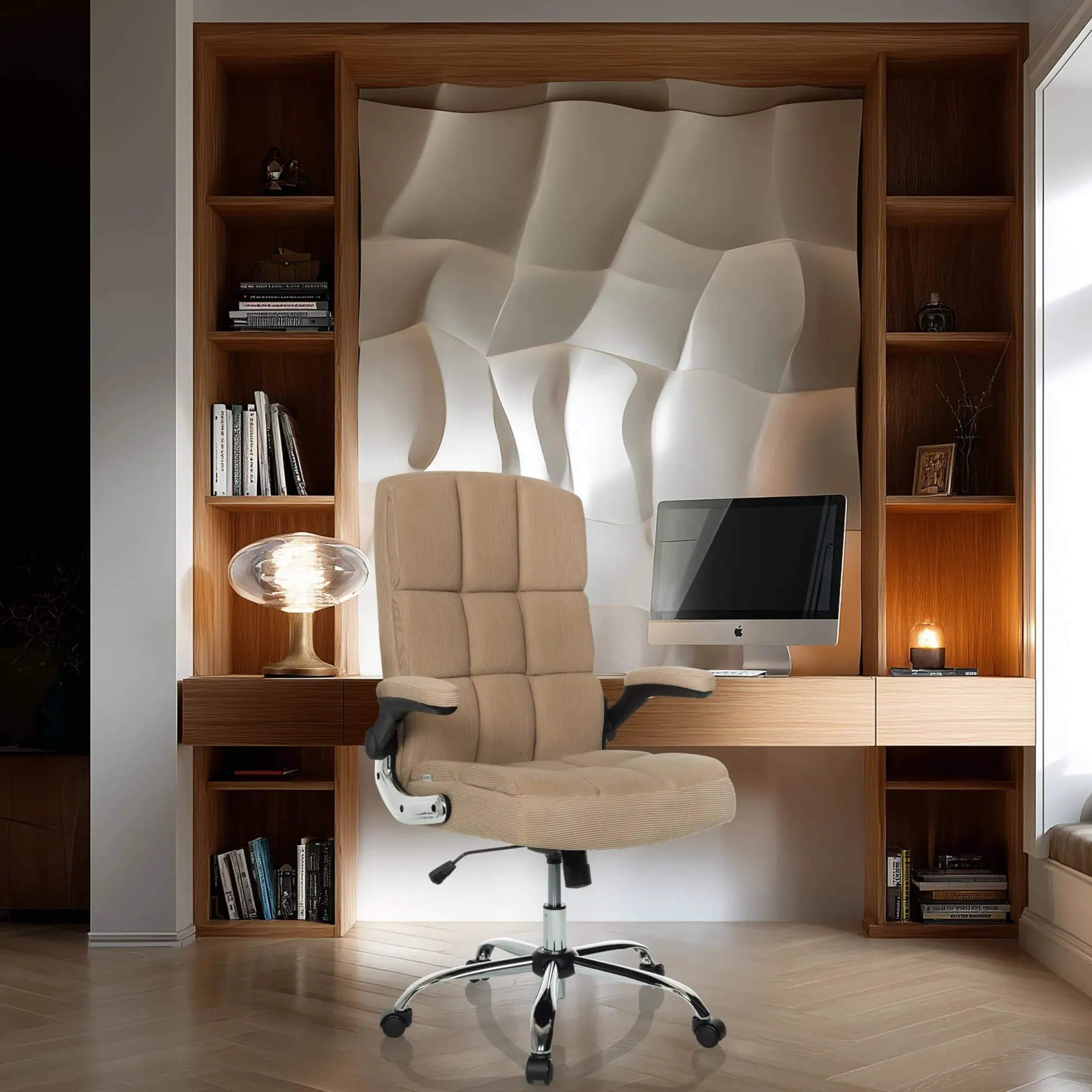 RELAX WD 100 | Cord - Home Office Chefsessel Beige