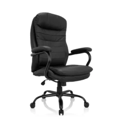 RELAX XXL B | Kunstleder - XXL Drehstuhl Schwarz