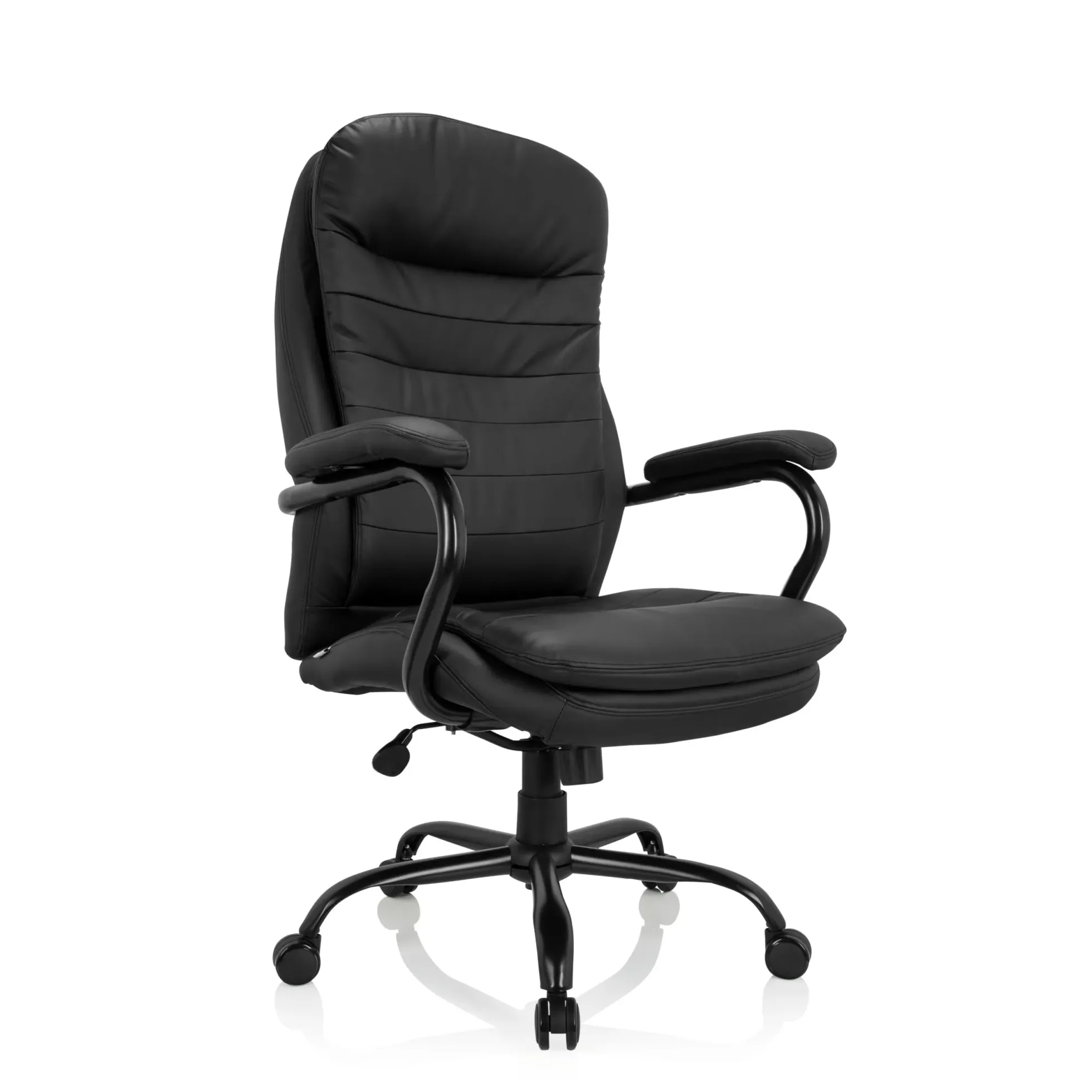 RELAX XXL B | Kunstleder - XXL Drehstuhl Schwarz